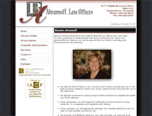 Tablet Screenshot of abramofflaw.com